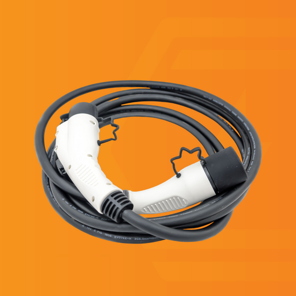 Type 2 to Type 1 (7kW) Heavy Duty EV Charging Cable